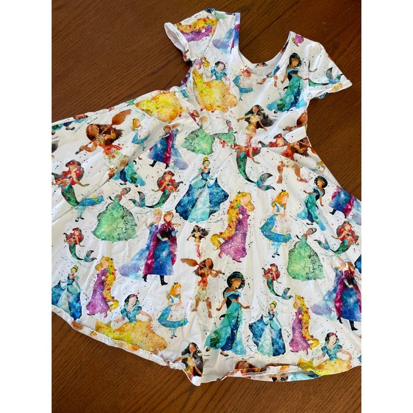 Wild Rich Kids Watercolor Princess Twirl Dress Size 11/12 - Picture 1 of 7